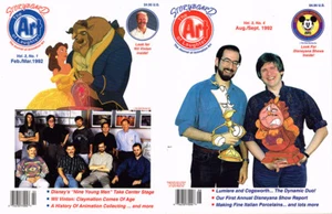 LOT OF 2 STORYBOARD ANIMATION ART MAGAZINES VOL 3 #'s 1 & 4 - BEAUTY & THE BEAST - Picture 1 of 5