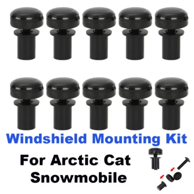 Windshield Hardware Screw, Expansion Nuts Mounting Kit For Arctic Cat Snowmobile Foto 1 de 4