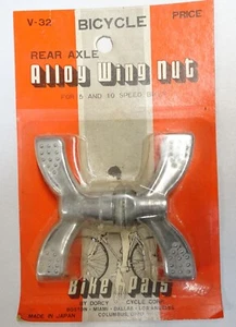 TUERCAS DE EJE DE ALA TRASERA DE ALEACIÓN PARA BICICLETA PALS DE COLECCIÓN *NOS* - Imagen 1 de 3