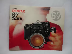 Pentax 6x7 67 Camera System - Original Vintage Promotional Brochure Booklet - Picture 1 of 3
