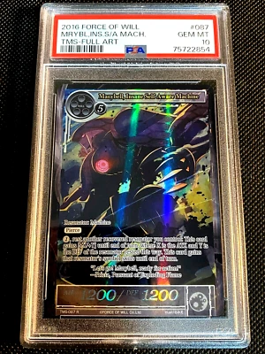 PSA 10 2016 FULL ART MARYBELL INSANE SELF-AWARE MACHINE FORCE OF WILL TMS G5167 - Image 1 of 2