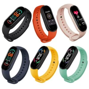 Reloj inteligente Bluetooth M5 rastreador de fitness presión arterial ritmo cardíaco relojes deportivos - Imagen 1 de 6