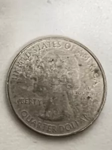 2015 P Washington Kisatchie Park Error Quarter Missing Clad Layer - Picture 1 of 7