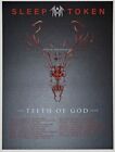 Affiche de tournée jeton de sommeil roches rouges et affiche de tournée Teeth Of God