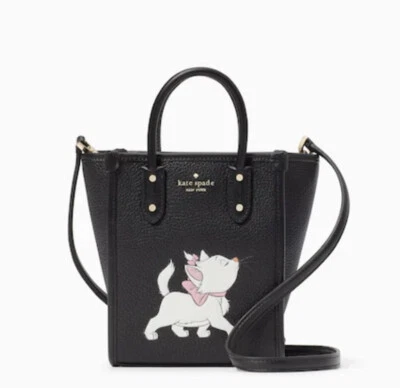 Mini Bolso de Mano Kate Spade x Disney Aristocats Ella Marie Nuevo EDICIÓN LIMITADA Foto 1 de 4