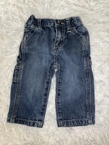 Osh Kosh B'Gosh toddler sz. 6 mo. classic soft waist cargo jeans. Cute, comf - Picture 1 of 11