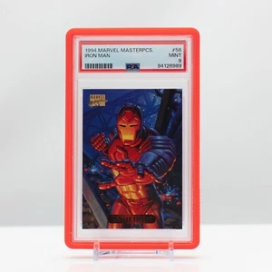 Marvel Masterpieces 1994 Iron Man #56 FLEER - PSA 9 come nuovo - Foto 1 di 4
