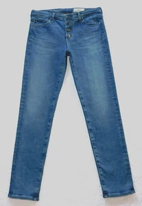 Pantalones de mezclilla ADRIANO GOLDSCHMIED AG Anthropologie ―Talla 28 ― BOTÓN DE TOBILLO STEVIE - Imagen 1 de 7