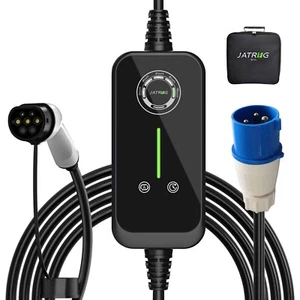 EV Ladegerät Elektroauto 7,2KW Typ 2 - 10m - 32A 16A 13A 10A 8A einphasig - Bild 1 von 7