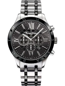 Thomas Sabo WA0139-222-203 Rebel Urban Cronografo Orologio Uomo - Foto 1 di 5