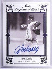 2012 Leaf Legends Of Sport Purple John Smoltz autograph auto #D 1/1