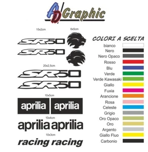 kit aufkleber sticker decal sticker kompatibel mit aprilia sr 50 - Bild 1 von 2