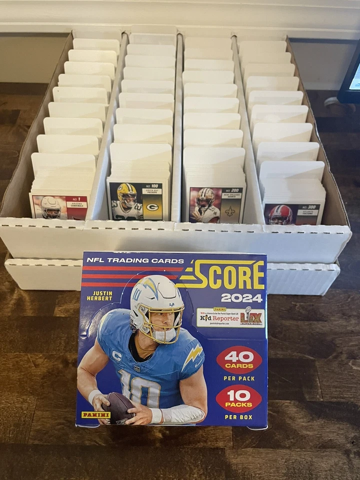 2024 Score Football , 4 CARD MINIMUM, cards 1-200, 30% off free shipping - Image 1 of 1