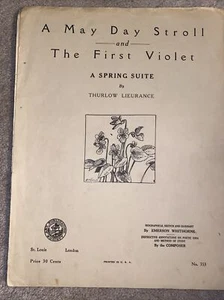 1919 A SPRING SUITE Sheet Music 2 Student PIANO SOLOS by Thurlow Lieurance - Picture 1 of 4