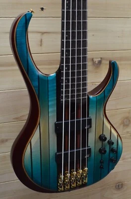 New Ibanez BTB1935CIL Caribbean Islet Low Gloss Bass Guitar w/Bag - Image 1 of 4