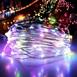 2M/5M 20/50LED Fairy String Light USB Copper Wire Garden Party Decor Lamp - Picture 1 of 20