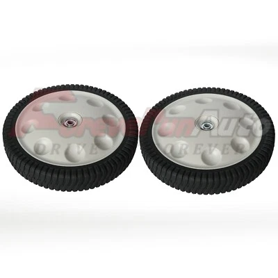 FOREVERUN AUTO NEW Heavy Duty Lawn Mower Wheels for MTD 734-04019/04127 12X2.1 S Wave Set of 2