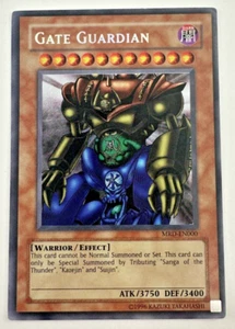 Gate Guardian Metal Raiders 1st Edition Secret Rare YuGiOh Moderate Play MP - Picture 1 of 10