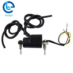 Bobina de encendido de salida de cable doble apta para Honda Kawasaki Yamaha Suzuki CB KZ XS GS - Imagen 1 de 7