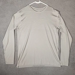 Lululemon Shirt Mens XL Gray Metal Vent Tech Long Sleeve Breathable Lightweight - Picture 1 of 13