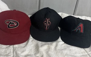 Lote de 3 sombreros ajustados Arizona Diamondback en buen estado MLB  - Imagen 1 de 16