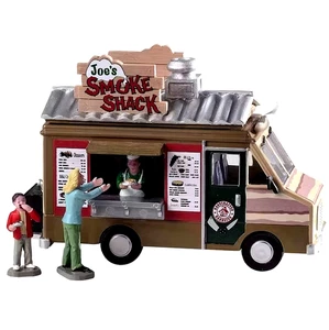 Lemax JOE'S SMOKE SHACK TRUCK# 93443  Christmas Village Figurines 2019 NEW - Picture 1 of 4