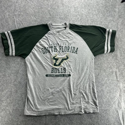 South Florida Bulls Shirt Mens Large NCAA Football University VC Classic - Image 1 of 4