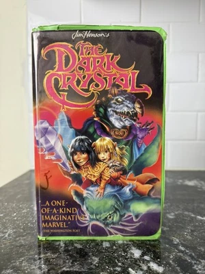 The Dark Crystal (VHS, 1994) Clamshell Jim Henson TESTED NICE!!￼ Foto 1 de 4