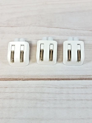 SET of 3 Volex APC7D Genuine OEM Apple Macbook Charger Duckhead AC Plug Adapter - Image 1 of 4