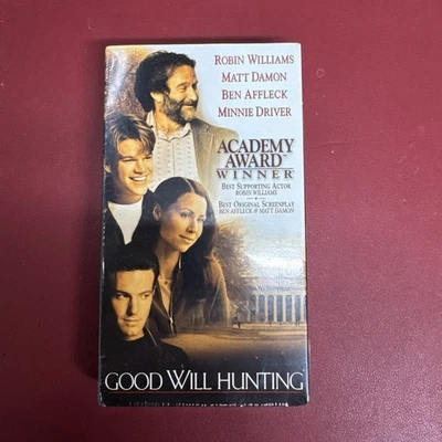 Good Will Hunting (VHS, 1998) Matt Damon, Ben Affleck, Robin Williams SEALED - Image 1 of 4