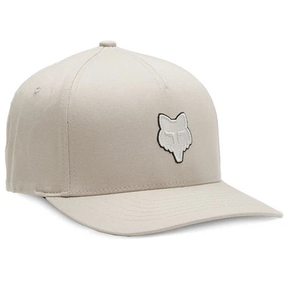 Gorra de béisbol Fox Racing Fox Head Flexfit ala curva cómoda vintage blanca Foto 1 de 3