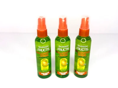 (3) Nuevo spray brillante Garnier Fructis Brilliant Shine 3 oz - mejora el brillo Foto 1 de 4