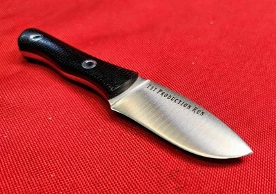 Vintage Rare Bark River Knife 12C27 EDC Fixed Blade Leather Sheath Razor Sharp - Image 1 of 4