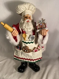 Möglich Traum Clothtique Weihnachtsmann Backen Lebkuchenhaus Vintage Weihnachten - Bild 1 von 9