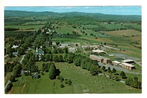 Aerial View Vermont Technical College Randolph Center Postcard VT - Picture 1 of 2