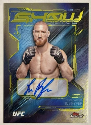 2025 Topps Finest UFC Joe Pyfer Show Stoppers On-Card Autograph #SSA-JP - Image 1 of 2