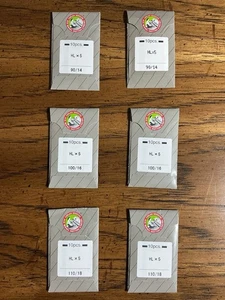 Kleines Konvolut (6) ORGAN HLx5 Nähmaschine Flachschaftnadeln - NEU - Bild 1 von 1