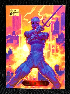 1994 Fleer Marvel Masterpieces Trading Card - ELEKTRA #34 - MARVEL COMICS - Image 1 of 2