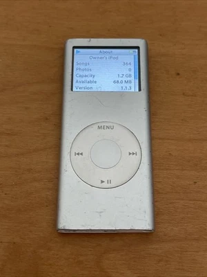 Apple iPod Nano 2nd Generation 2GB Silver A1199 - Image 1 of 4