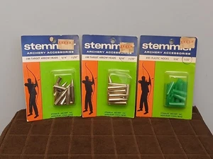 Vintage Stemmler Bogensport Zubehör #80 Zielscheibe Pfeilspitzen & #85 Kunststoffnocken - Bild 1 von 8
