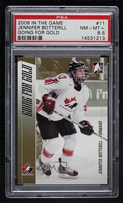 2006 ITG Going for Gold Women's National Team Jennifer Botterill #11 PSA 8.5 HOF - Image 1 of 2