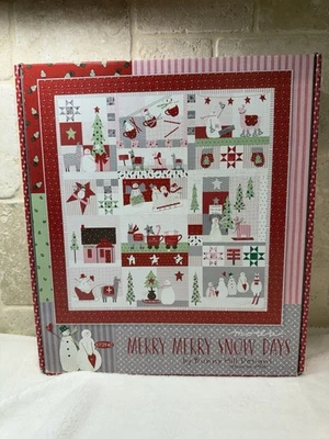 Merry Merry Snowmen BOM Quilt Kit Bunny Hill Block of the Month Christmas Winter - Immagine 1 di 4