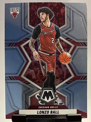 2021 Panini Mosaic - Lonzo Ball #33 - Chicago Bulls Basketball Card - Image 1 of 2