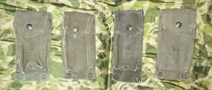 4 PORTE-CHARGEURS  M1961   pour FUSIL M14 US MARINE CORPS VIETNAM 1967 - Picture 1 of 5