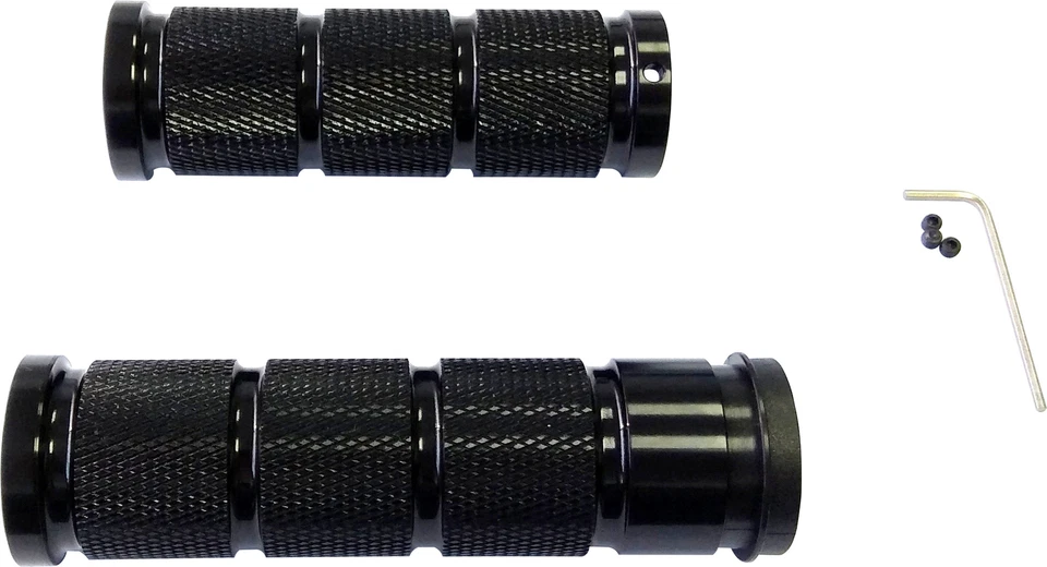 HARDDRIVE 2008-2009 FLHT Electra Glide Harley Davidson GRIP SET RETRO BLACK TBW Foto 1 de 1