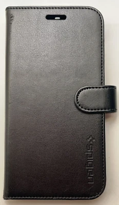 SPIGEN Wallet S Case for Samsung Galaxy S6 Edge - Black - Image 1 of 4
