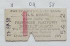 Collectable 1958 GNR(I) Belfast (W) Platform Ticket 2d