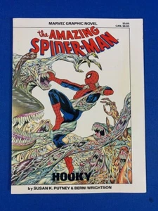 VINTAGE MARVEL GRAPHIC COMIC BOOK NOVEL AMAZING SPIDER-MAN HOOKY - FREE SHIPPING - Picture 1 of 4
