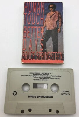 Human Touch/Better Days by Bruce Springsteen Cassette Tape Single Columbia - Image 1 of 4