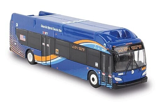 Ônibus elétrico híbrido Model-Power MTA Clean Air 1-87 - #ny2050 - Imagem 1 de 1